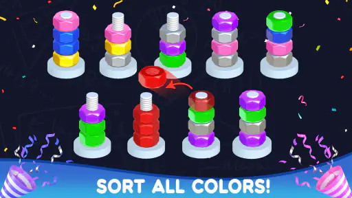 Nuts & Bolts Sort : Screw Toys screenshot