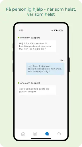 one.com Companion screenshot
