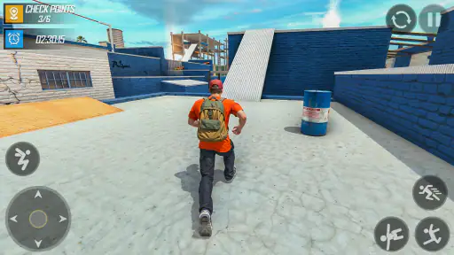 Only Going Up Parkour Rooftop screenshot