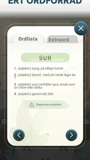Ordspel på Svenska: Korsord screenshot