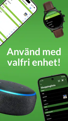 OurGroceries inköpslista screenshot