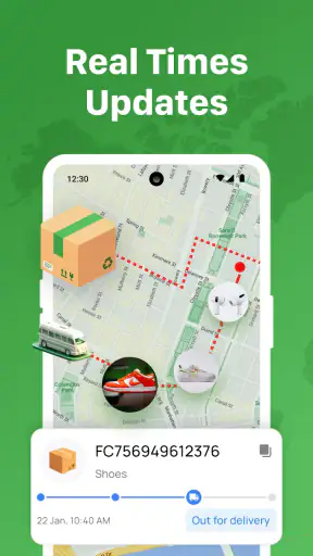 Package & Delivery Tracker screenshot
