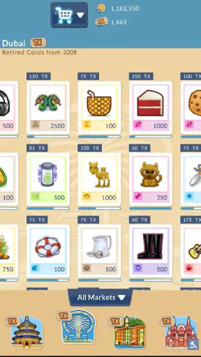 PackRat Card Collecting Game screenshot