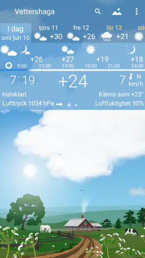 Pålitligt Väder YoWindow screenshot