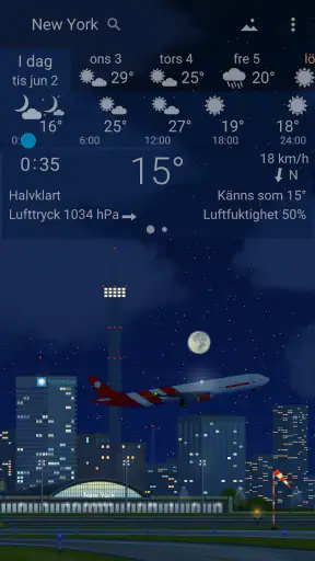 Pålitligt Väder YoWindow screenshot