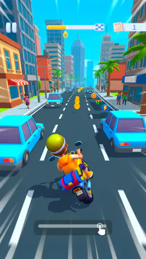 Paper Boy Race — löparspel screenshot