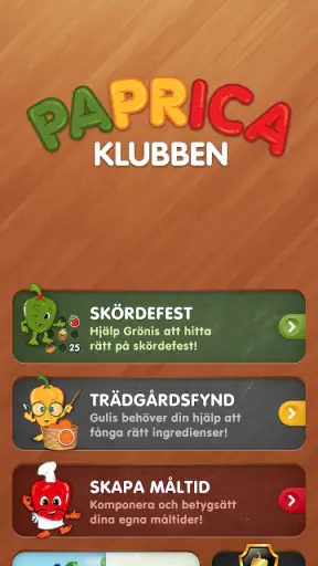 Papricaklubben screenshot