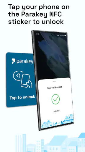 Parakey: Mobile access screenshot