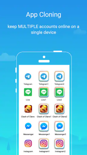 Parallel Space - app cloning screenshot