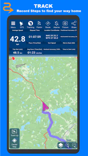 PathAway Outdoor GPS Navigator screenshot