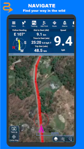 PathAway Outdoor GPS Navigator screenshot