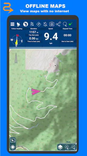 PathAway Outdoor GPS Navigator screenshot
