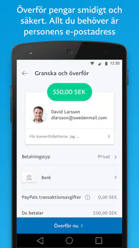 PayPal screenshot