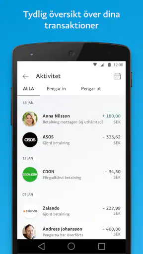 PayPal screenshot
