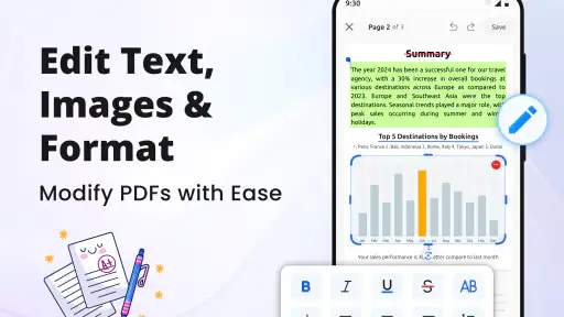 PDF-läsare: Redaktör, skanner screenshot