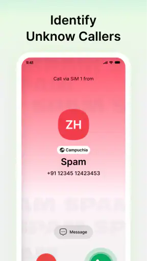 Peekora: Caller ID screenshot