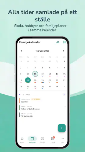 Perhe.app – familjens app screenshot