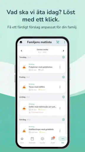 Perhe.app – familjens app screenshot