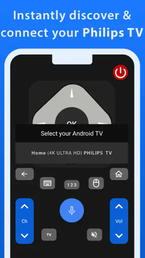Philips TV-fjärrkontroll screenshot
