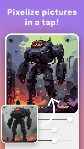 PixelMe: Pixel Art AI Camera screenshot