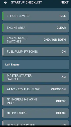 Plane Checklist screenshot
