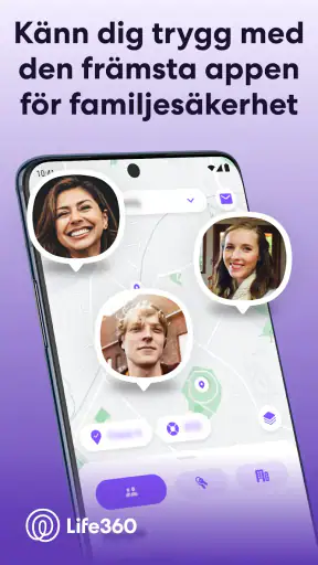 Platsdelning med Life360 screenshot