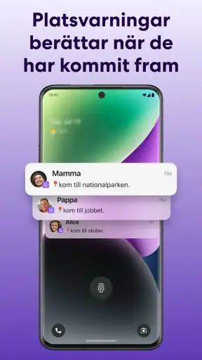 Platsdelning med Life360 screenshot