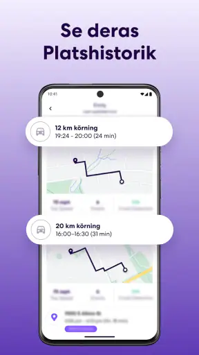 Platsdelning med Life360 screenshot