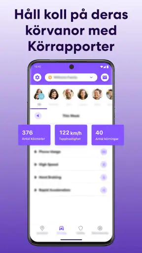Platsdelning med Life360 screenshot
