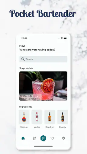 Pocket Bartender - Cocktails screenshot
