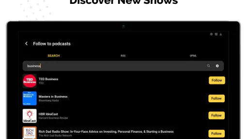 Podkicker Podcast-spelare screenshot