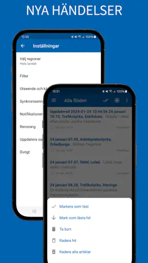 Polishändelser screenshot