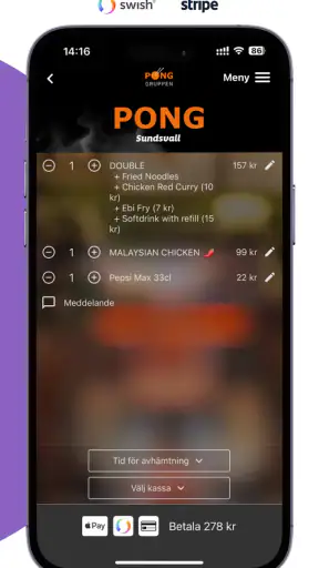 Pong screenshot