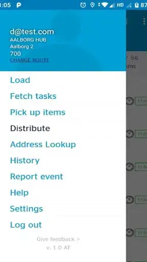 PostNord SE - NDM App screenshot