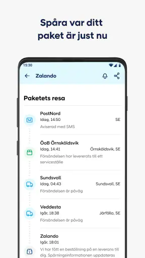 PostNord: Spåra & skicka paket screenshot