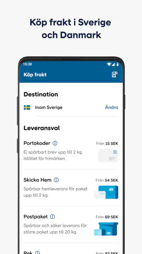 PostNord: Spåra & skicka paket screenshot