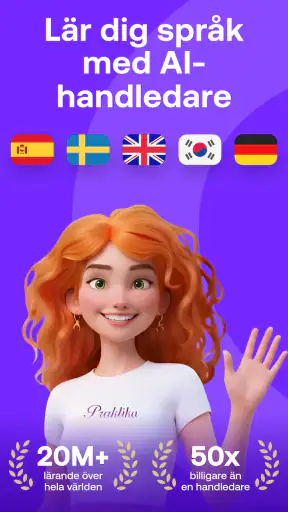 Praktika– AI-språklärare screenshot