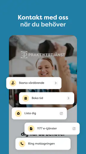 Praktikertjänst vård&tandvård screenshot