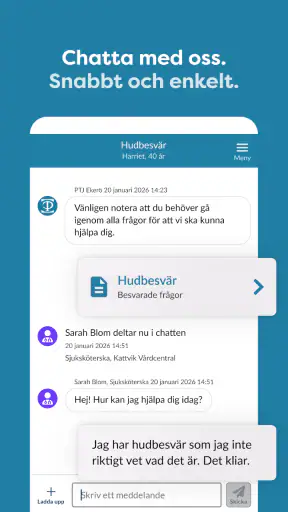 Praktikertjänst vård&tandvård screenshot