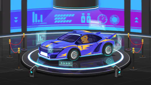 Programmering för barn Racing screenshot