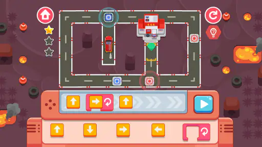 Programmering för barn Racing screenshot