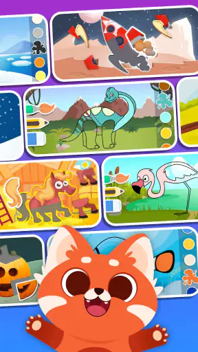 Puzzle Coloring Book for Kids screenshot