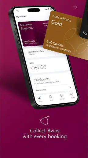 Qatar Airways screenshot