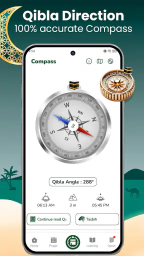 Qibla Compass - Qibla-riktning screenshot