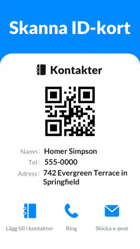 QR-Kod och Streckkodsläsare screenshot