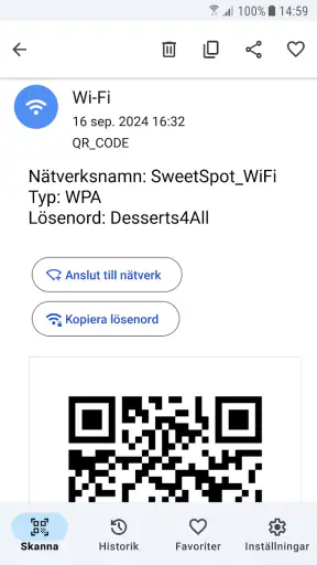 QR-kodläsare - Inga annonser screenshot