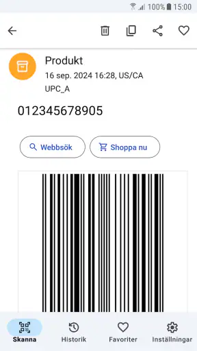 QR-kodläsare - Inga annonser screenshot