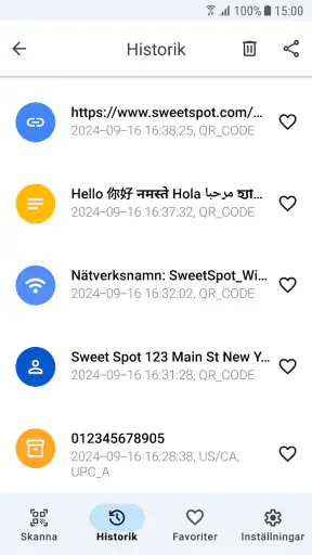 QR-kodläsare - Inga annonser screenshot