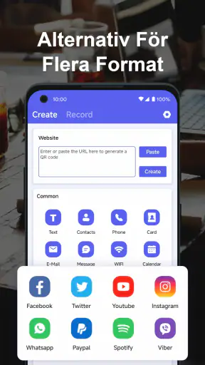 QR-skanner screenshot