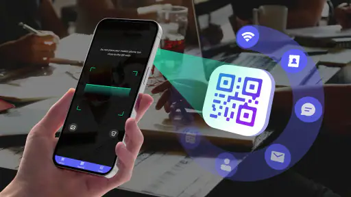 QR-skanner screenshot